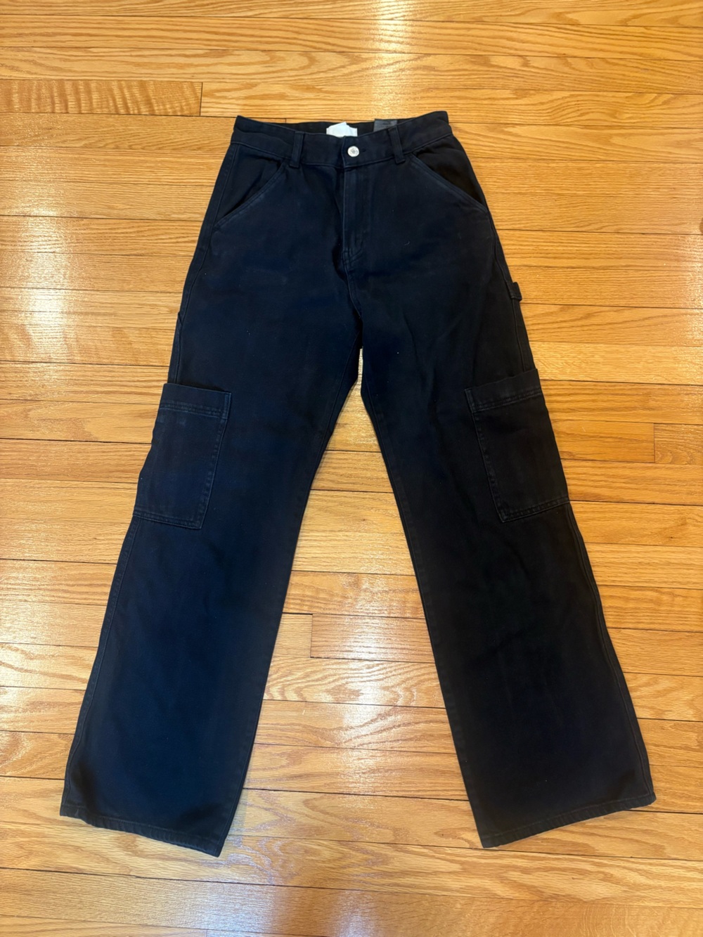 H&M Black Cargo Utility Pants